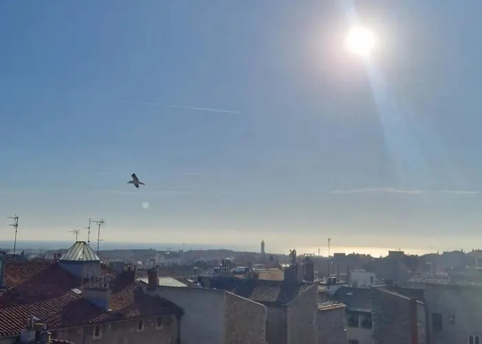 Bel Appart Lumineux Avec Vue Mer En Centre-Ville